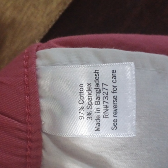 Croft & Barrow Watermelon Tie Waist Skirt, Size PL, side pockets, 18" long - Picture 9 of 10